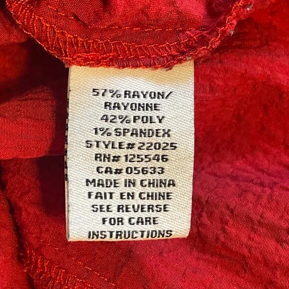 Habitat Lagenlook Button Top Womens Medium Artsy Flowy Shirt *1 Missing Button - Picture 8 of 10